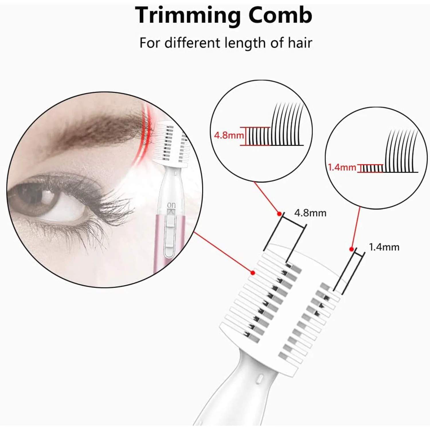 Electric Eyebrow Trimmer Deluxe - Image 17