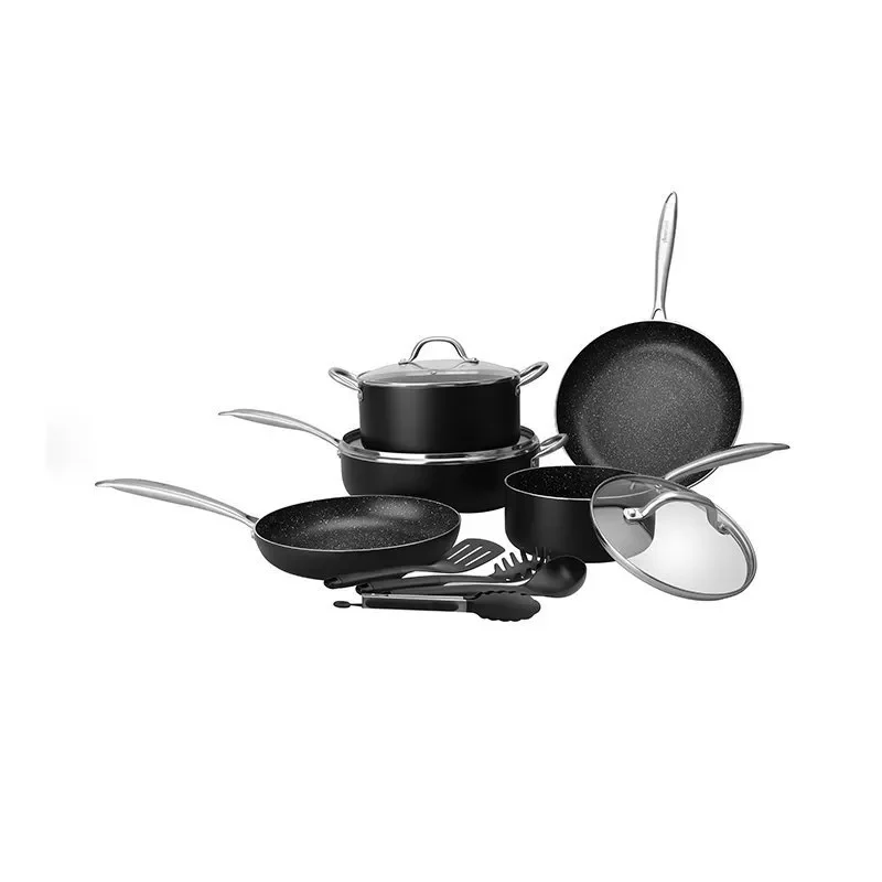 Amercook Essentials Aluminum Cookware Non-Stick Cookware Set - Image 4