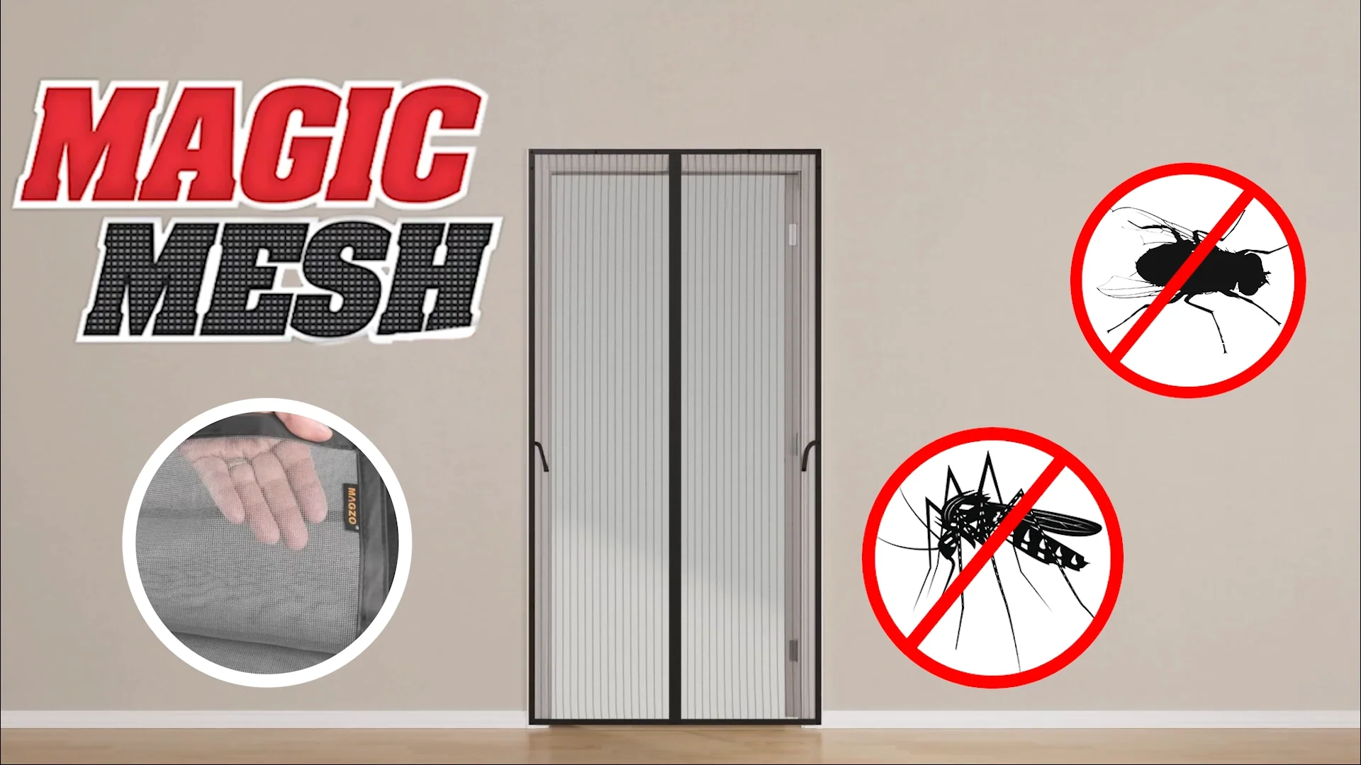 Magic Mesh Magnetic Screen Door - Image 6