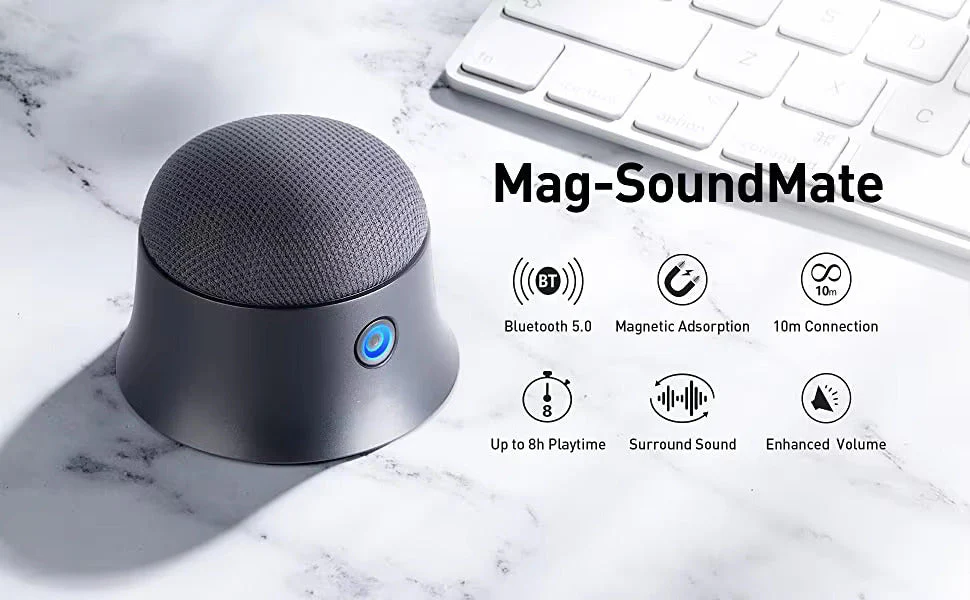 MiLi Mag SoundMate Bluetooth Magnetic Speaker - Image 12