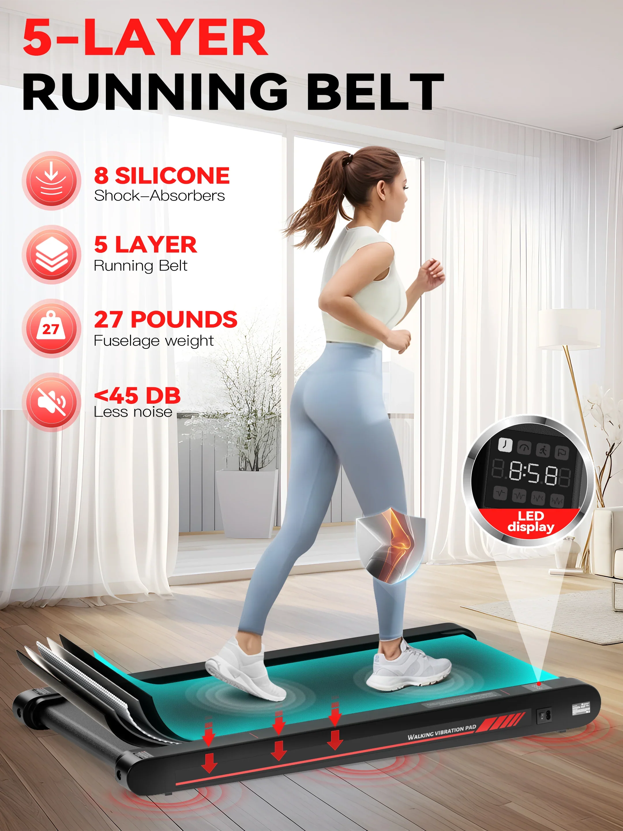 Sperax P1 Pro Vibration Walk Pad - Image 10