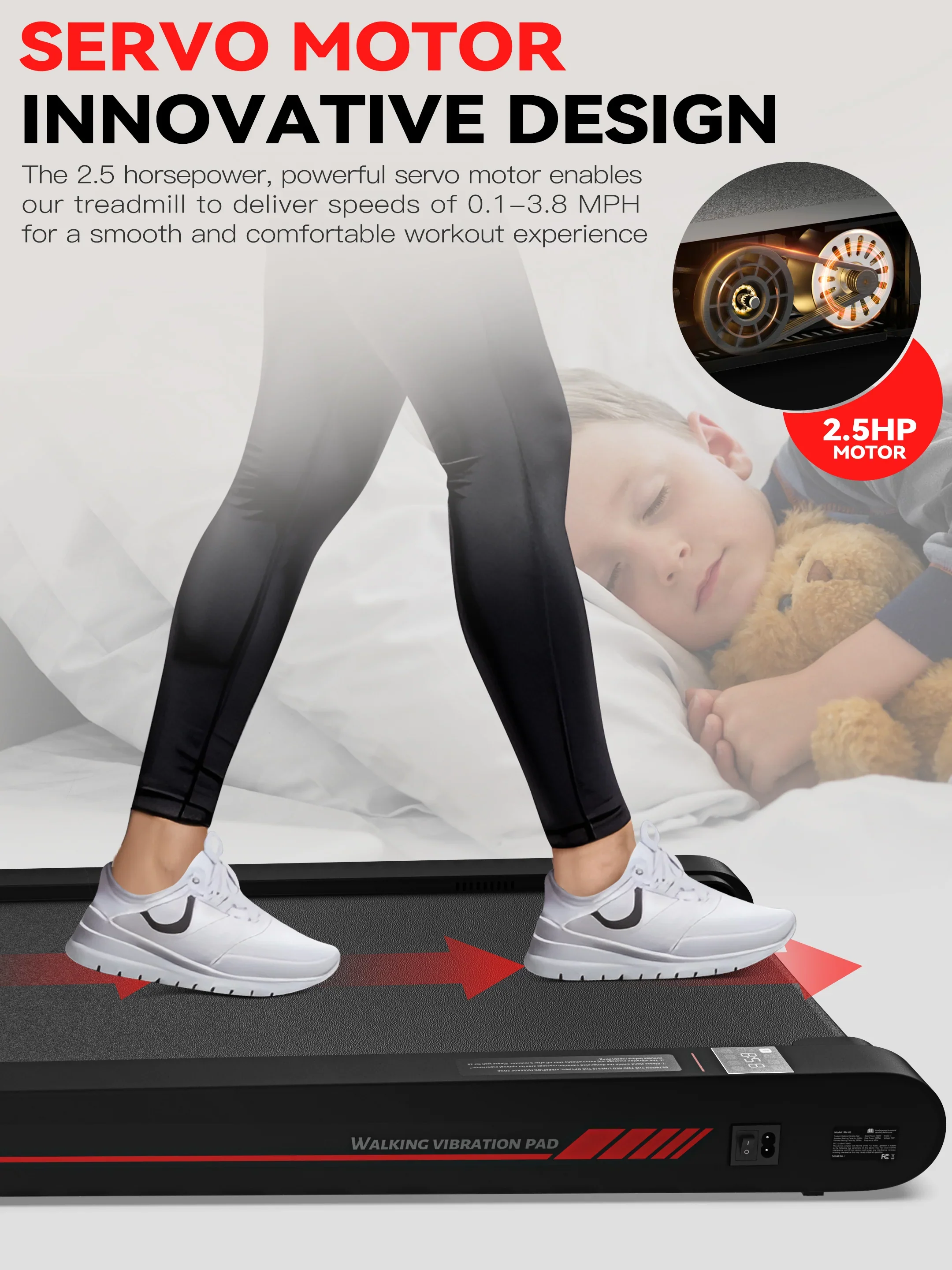 Sperax P1 Pro Vibration Walk Pad - Image 6
