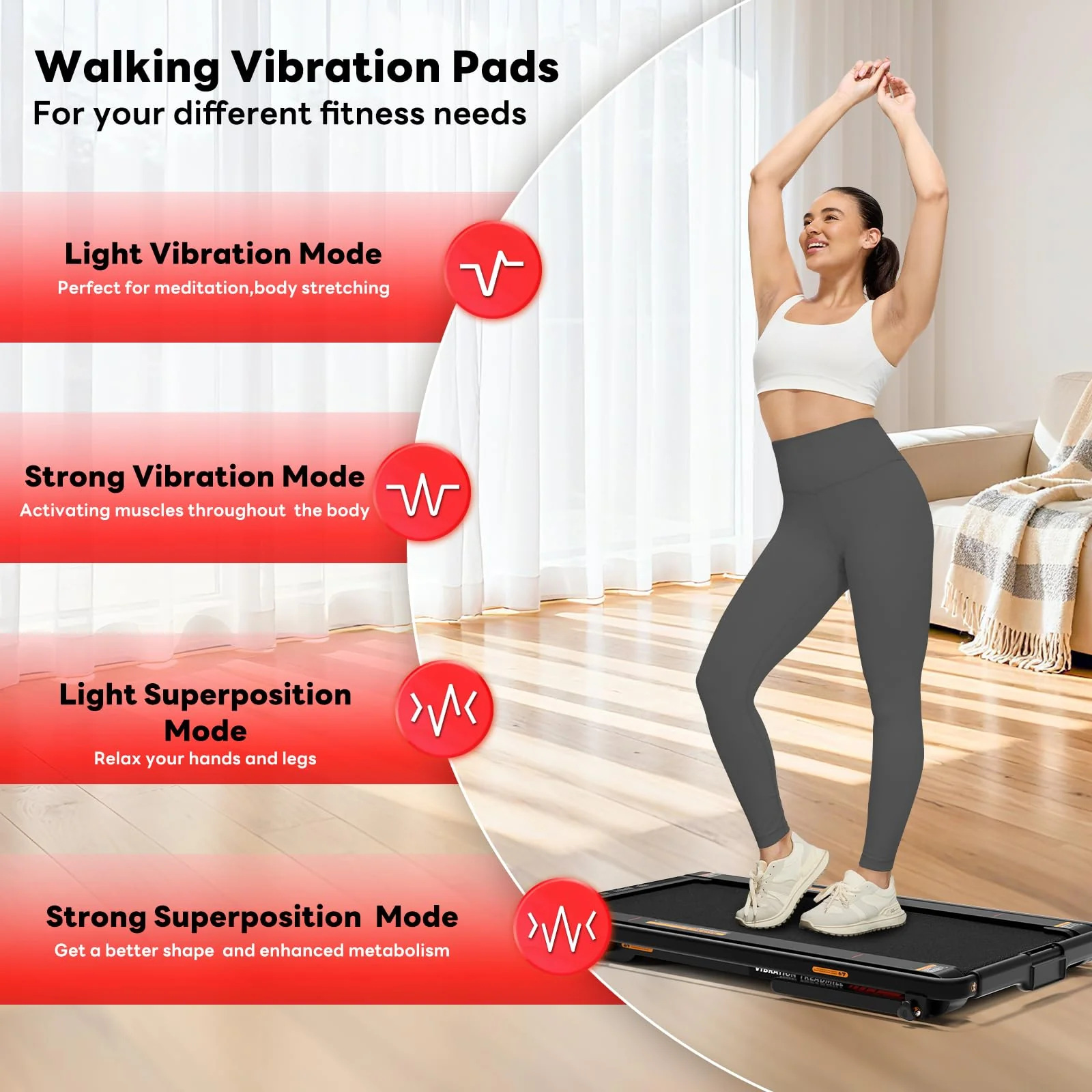 Sperax P3 Max Foldable Vibration Walk Pad - Image 7
